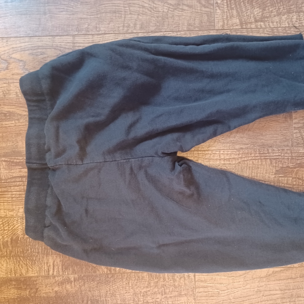 Pinkblush Distressed Jogger Sweatpants with Pockets Sz Medium Black - Picture 3 of 6